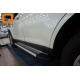 Пороги алюминивые Brilliant Silver Турция для Volvo XC60 2008-2017