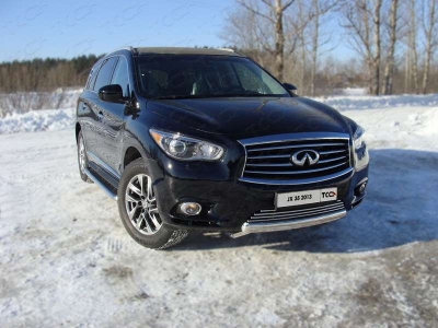 Накладка решётки радиатора 16 мм ТСС для Infiniti JX35/QX60 2012-2016