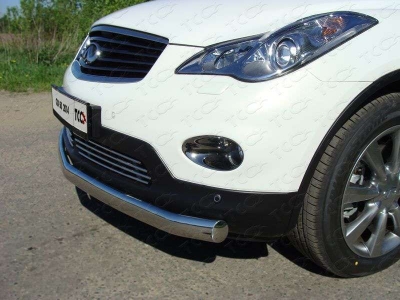 Накладка решётки радиатора 12 мм ТСС для Infiniti QX50/EX25/EX35 2007-2016