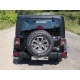 Защита заднего бампера уголки 60 мм ТСС для Jeep Wrangler 3D 2010-2018