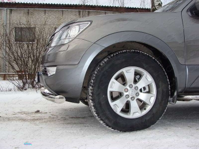 Накладка решётки радиатора 16 мм ТСС для Kia Mohave 2008-2016
