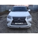 Защита передняя двойная 76-75 мм ТСС для Lexus GX460 2014-2019