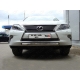 Защита передняя овальная 75х42 мм ТСС для Lexus RX-350 2012-2021