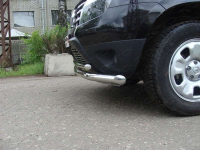 Накладка решётки радиатора 12 мм ТСС для Renault Duster 2011-2015