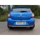 Защита заднего бампера 42 мм ТСС для Renault Sandero 2015-2021