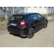 Защита заднего бампера короткие уголки 42 мм ТСС для Subaru XV 2011-2017