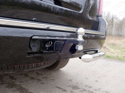 Шаровый узел фаркопа, тип Е (шар нержавеющий, 50x50) ТСС для Chevrolet Tahoe 2016-