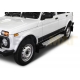Пороги алюминиевые Rival Silver New для Нива ВАЗ 2131 1993-2021