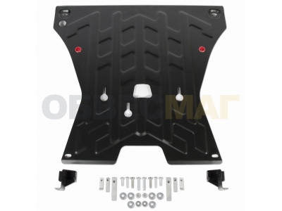 Защита картера и КПП Автоброня, сталь 2 мм для Audi Q5 2008-2016