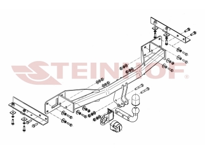 Фаркоп Steinhof шар A для Opel Meriva B 2010-2018