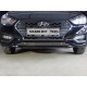 Накладка решётки радиатора нижняя 12 мм ТСС для Hyundai Solaris 2018-2020
