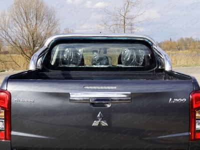 Защита кузова 76,1 мм ТСС для Mitsubishi L200 2019-2021