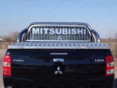 Защита кузова и заднего стекла 75х42 мм для крышки ТСС для Mitsubishi L200 2019-2021