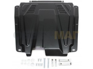 Защита картера и КПП Автоброня для 1,4 и 1,6 сталь 2 мм на Renault Logan/Almera/Lada Largus/XRay № 111.06027.1