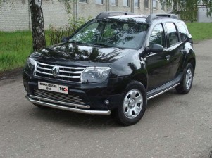 Накладка решётки радиатора 12 мм для Renault Duster № RENDUST12-08