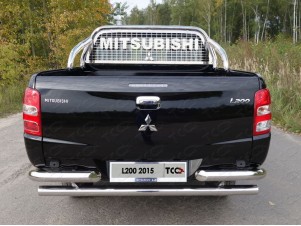 Защита кузова и заднего стекла 75х42 мм для Mitsubishi L200 № MITL20015-47